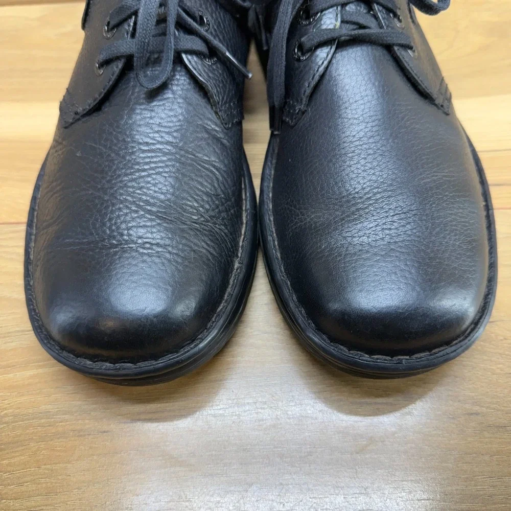 Dr Martens Hampshire Oxfords Casual Shoes Mens 10 Black Pebble Leather 3 Eye